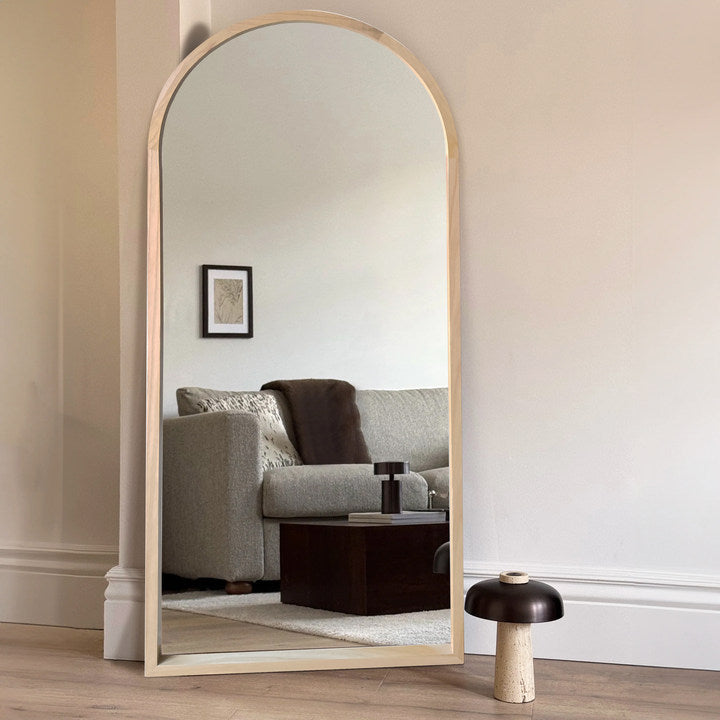 Arc of Eden Wooden Framed Arched Mirror