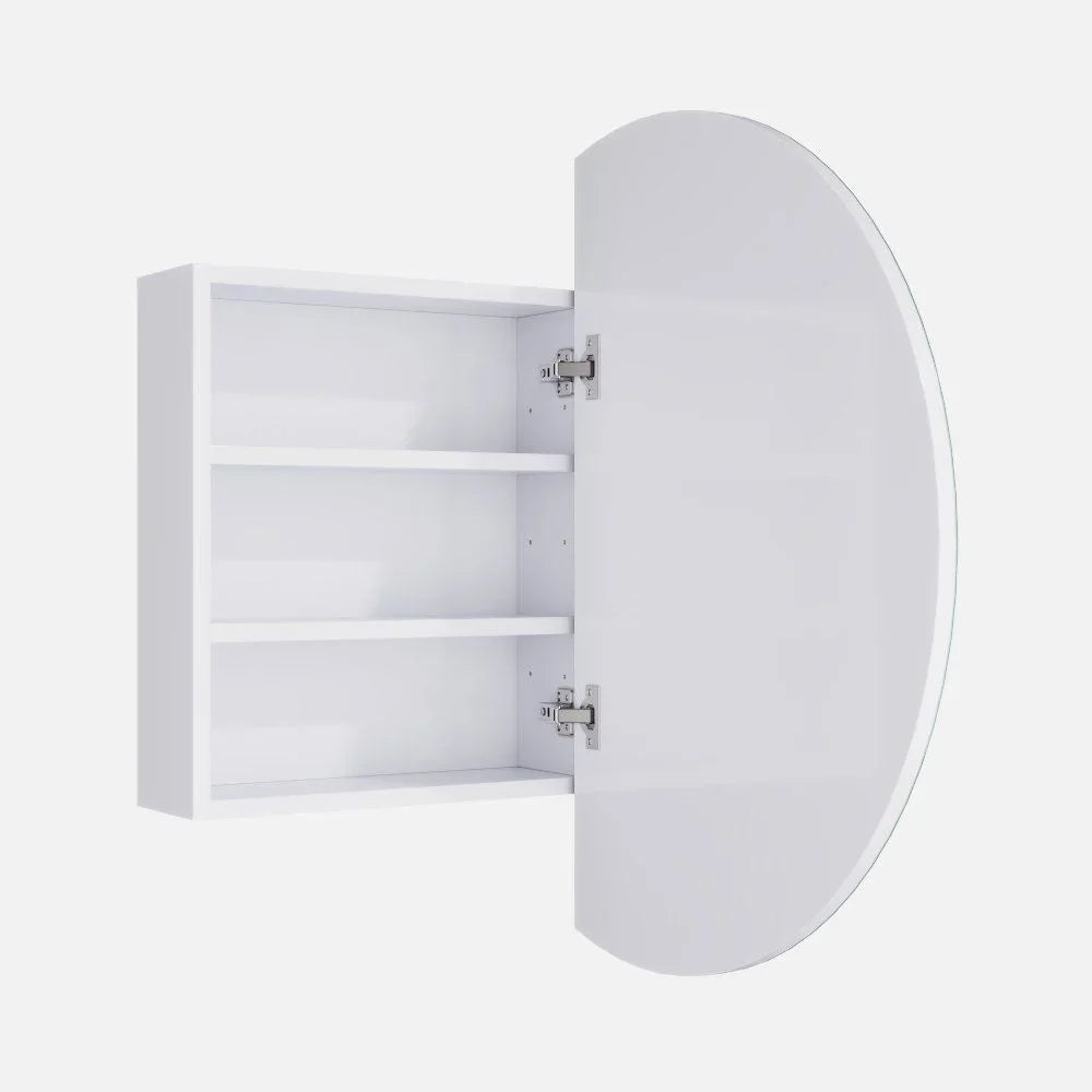 Alpine - Natasha Round Mirror Cabinet 80cm